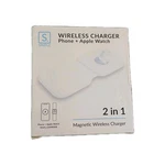 S. Simple Wireless Qi Smartphone And Smartwatch Charging Pad - White With Cable. Fixed Price $9.45.
