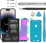 Battery For Iphone 14 Pro Upgraded 4200MAH High Capacity Li Polymer. Fixed Price $44.33.