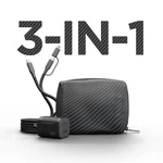 Techcessories 30W Usb-c Pd Charging Kit With Travel Pouch Carbon Fiber. Fixed Price $31.00.