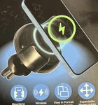 Brookstone Magnetic Wireless Charging Vent Mount Apple Iphone / Samsung!. Fixed Price $14.99.