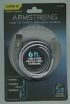 Armstrong To Type-c Braided Cable 6FT. Usb-c (new). Fixed Price $16.99.