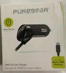 Puregear 17W / 3.4A Car Charger With Micro Usb Connector & Xtra Port - Black. Fixed Price $9.25.