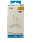 Anker 10' 60W Braided Usb-c To Max Fast Charging Cable White. Fixed Price $14.52.