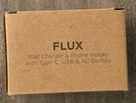 Ariel Flux Wall Charger & Phone Holder With Type-c , Usb Ac Outlets White. Fixed Price $14.86.