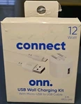 Connect Wall Charging Kit W/micro-usb Cable White WIAWHT100008470. Fixed Price $11.90.