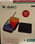 Rapidx MODULA5 Modular Wireless Charging Pod System (model: RX-MP01B2PK) (open. Fixed Price $24.99.