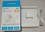 Anker 2-PORT 32W Wall Charger With 6' To Mfi Cable For Iphone 14 13 12 11 X Pro. Fixed Price $14.98.