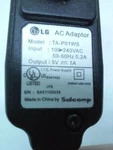Lg Ac Adaptor TA-P01WS Wall Charger 5V 1A. Fixed Price $16.31.