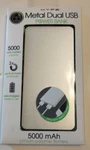 Hype Metal Dual Usb Power Bank 5000 Mah Lithium-polymer Battery. Charger. Fixed Price $15.99.