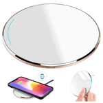Tozo W1 Led Wireless Fast Charger Charging Pad Ultra Thin Aviation Aluminum Gold. Fixed Price $9.95.