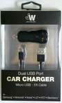 New Just Wireless Dual Port Car Charger 5 Ft For Micro-usb Devices 13003. Fixed Price $7.55.