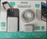 Ihome Magnetic Power Bank Charging Set Wireless Fast Charge Brand New White. Fixed Price $21.99.