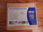 Tripp Lite Black 2600 Mah Portable Mobile Power Bank Usb Battery Charger UPB-02K. Fixed Price $14.99.
