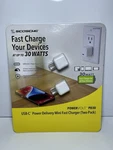 Scosche Powervolt PD30 30W Usb-c Mini Fast Chargers, 2 Pack, 6X More Powerful.. Fixed Price $24.00.
