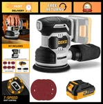 Cordless 20V Orbital Sander - 5" Random Power Tool With Battery & Dust Col. Fixed Price $87.99.