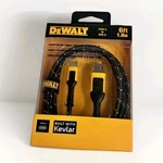 Dewalt Usb-c To Reinforced Braided Cable Ft. Made W/ Kevlar DXMA1311348. Fixed Price $8.50.