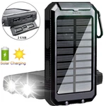 Solar Power Bank Camping Travel Flashlight Tablet Phone Charger Dual Usb Led New. Fixed Price $25.95.