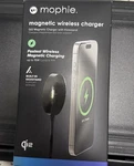 Mophie QI2 Magnetic Wireless Fast Charger W/ Kickstand For Iphone Airpods Black. Fixed Price $17.50.