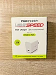 Puregear Light Speed 20W Usbc Port Universal Fast Wall Charger White Charging. Fixed Price $5.99.