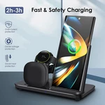 3IN1 Wireless Charger Station For Samsung S24 Ultra S23+ Galaxy Watch 6/5 PRO/4. Fixed Price $17.96.