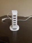 Intertek Usb Charger Station Hub White MF-05004000 Ac/dc Power Pre-owned Tested. Fixed Price $8.99.