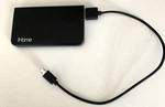 Ihome Slim Charger Portable Battery 3000 Mah Black IH-PP2010AG. Fixed Price $10.38.