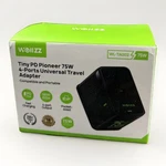 Wollzz Tiny Pd Pioneer 75W 4-PORTS Universal Travel Adapter. Fixed Price $22.99.
