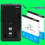 High Grade 2X 2980MAH Battery Charger Stylus For Samsung Exhilarate SGH-I577 New. Fixed Price $49.94.