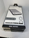 Chargeworx 10,000MAH Dual Usb Ultra-slim Power Banks (black/silver, 5V/2A). Fixed Price $40.00.