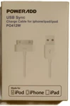 Nib Poweradd Usb Sync Charge Cable For Iphone/ipad/ipod P0412W. Fixed Price $5.99.