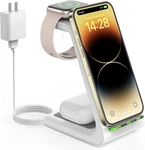 Wireless Charging Station For Apple - 3 1 Charger Stand Dock Watch. Fixed Price $57.33.