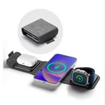Mophie 3-IN-1 Travel Charger With Magsafe Portable Wireless Charging Hub. Fixed Price $34.99.
