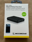 New Scosche Magnetic Wireless Power Bank Magsafe For Iphone Color Black Fast Shp. Fixed Price $17.95.