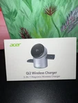 Acer 3 1- QI2 15W Iphone Wireless Charging Station, Magsafe Charger Stand. Fixed Price $31.99.