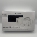Mophie Speedport 120 Travel Kit Wall Charger 4 Apple Iphone Fast. Fixed Price $34.95.