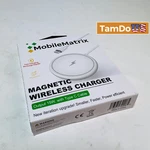 Mobilematrix 15W Magnetic Wireless Charger Pad With Type Cable White. Fixed Price $11.90.