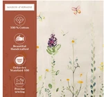 Maison D' Hermine Placemats Set Of 4-100% Cotton Washable Cloth 13" X 19" New. Fixed Price $25.99.