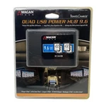 Wagan Tech Travelcharge Quad Usb Power Hub 9.6A 4-PORT Car Charger Black 2892. Fixed Price $39.99.