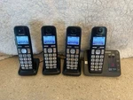Panasonic KX-TGE430 Base Wireless Phone Handsets KX-TGEA40 Chargers Black. Fixed Price $40.03.