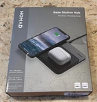 New Nomad Base Station Hub Edition Qi Wireless Charging - Black Leather. Fixed Price $37.99.