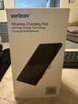 Verizon Black Portable Universal Wireless Qi Fast Charging Pad (VZW4COIL-WC). Fixed Price $14.00.