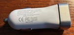 Ubio CHG1020 Dual Usb Port Car Charger White/silver - Labs. Fixed Price $10.00.