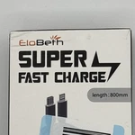 Elobeth Super Fast 4 In 1 Charger For Car Usb-c 66W Cable 800MM. Fixed Price $14.00.