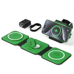 Ucomx 3 1 Charging Station (green) For Multple Devices,foldable. Fixed Price $13.99.
