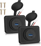 2PCS 12V/24V Rv Usb Outlet With Cap, PD3.0 18W Type-c &. Fixed Price $22.36.