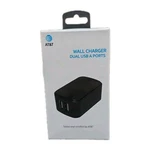 At&t Dual Usb-a 4.8A Wall Charger Rapid Block 2-PORT Foldable Plug. Fixed Price $13.95.