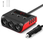 7 In 1 Cigarette Lighter Splitter, Sonru 3 Sockets Rde. Fixed Price $35.99.
