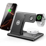 3 Wireless Charging Dock For Iphone 16 Max Apple Watch 10 Airpod Pros. Fixed Price $17.00.