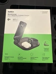 New Belkin WIY013TTBK-RF Boost 3-IN-1 Wireless Charger. Fixed Price $45.00.