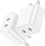 Fast Charger Block,usb Charging 2PACK Type 2IN1 Dual Ports Pl.... Fixed Price $24.20.